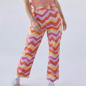 Another Girl Colorful Wavy Pattern Pants
NWT size 2 Sustainable Organic Cotton